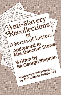 Book cover for Anti-Slavery Recollection Cb