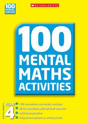 Book cover for 100 Mental Maths Activities Year 4