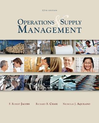 Book cover for Operations & Supply Management wStudent DVD Rom