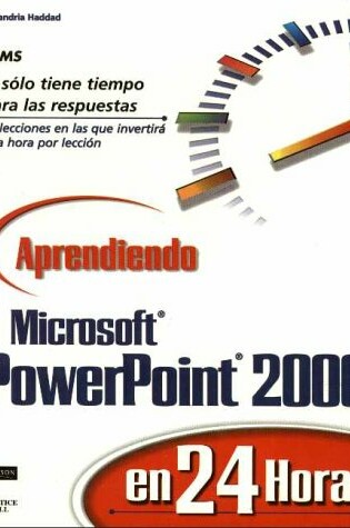 Cover of Aprendiendo Microsoft PowerPoint 2000 En 24 Horas