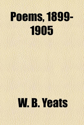 Book cover for Poems, 1899-1905
