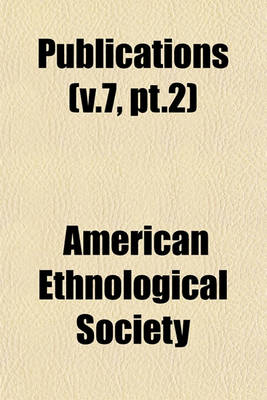 Book cover for Publications (V.7, PT.2)