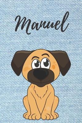 Book cover for Personalisiertes Notizbuch - Hunde Manuel
