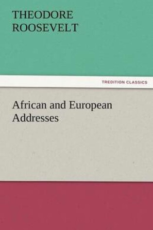 Cover of African and European Addresses