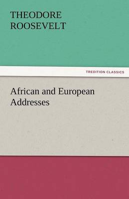 Book cover for African and European Addresses