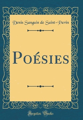 Book cover for Poésies (Classic Reprint)