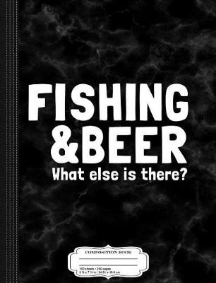 Book cover for Funny Fishing Composition Notebook