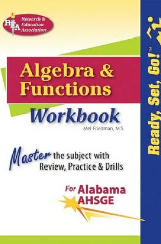 Cover of Alabama AHSGE Algebra & Functions Workbook