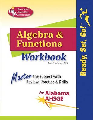 Cover of Alabama AHSGE Algebra & Functions Workbook