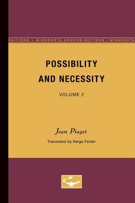 Book cover for Possibility and Necessity