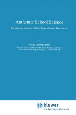 Cover of Authentic School Science