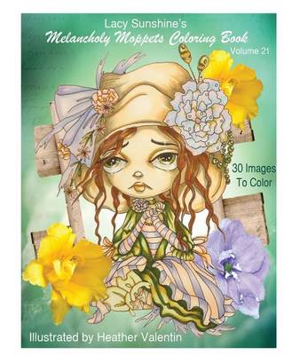 Book cover for Lacy Sunshine's Melancholy Moppets Coloring Book Volume 21
