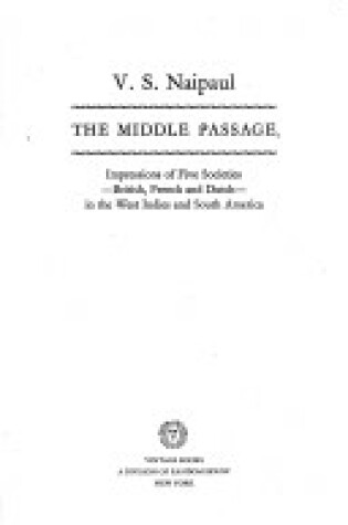 Cover of Middle Passage V674