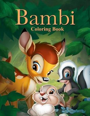 Book cover for Bambi Coloring Book