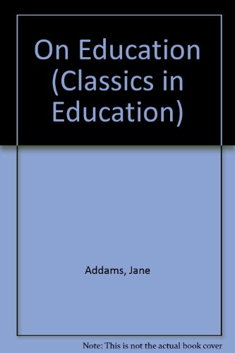 Book cover for On Education