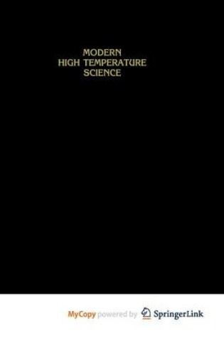 Cover of Modern High Temperature Science