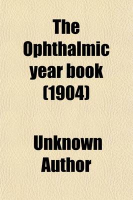 Book cover for Ophthalmic Year Book Volume 1