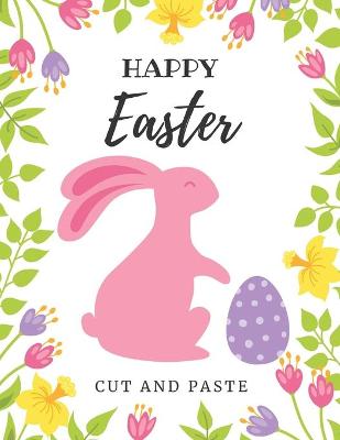 Book cover for Happy Easter. Cut and Paste