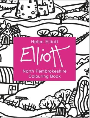 Book cover for Helen Elliott Concertina Colouring Book: North Pembrokeshire