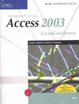 Book cover for New Perspectives on Microsoft Office Access 2003, Brief