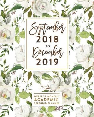 Book cover for 2018-2019 Weekly & Monthly Academic Splendid Planner