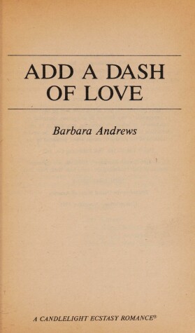 Cover of Add a Dash of Love