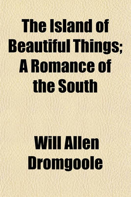 Book cover for The Island of Beautiful Things; A Romance of the South