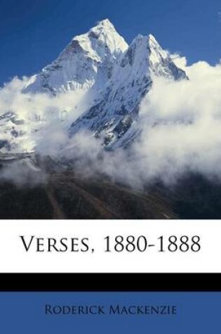 Cover of Verses, 1880-1888