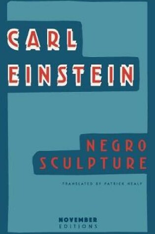 Cover of Negro Sculpture