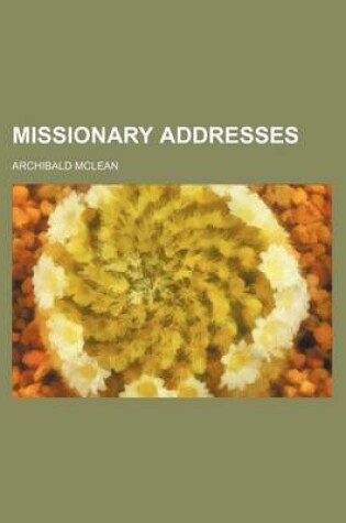 Cover of Missionary Addresses