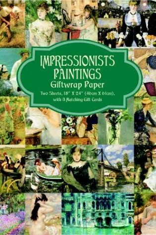 Cover of Impressionist Paintings Giftwrap