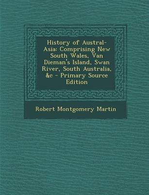 Book cover for History of Austral-Asia