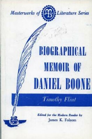 Cover of Biographical Memoir of Daniel Boone