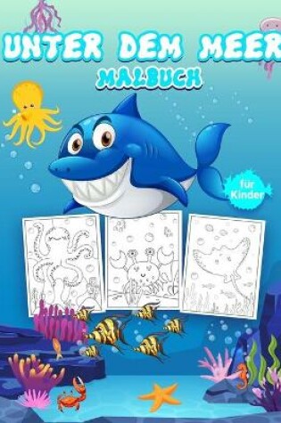 Cover of Unter dem Meer Malbuch für Kinder