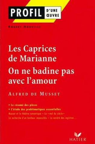 Cover of Profil - Musset