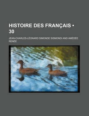 Book cover for Histoire Des Francais (30)