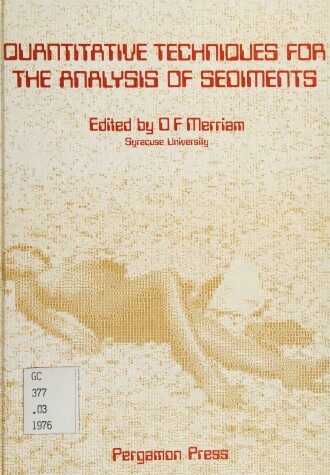 Book cover for Quantitative Techniques for the Analysis of Sediments