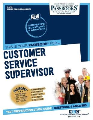 Book cover for Customer Service Supervisor (C-4778)