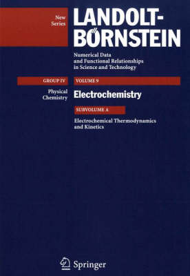 Book cover for Electrochemical Thermodynamics and Kinetics