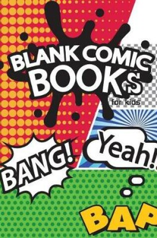 Cover of Blank Comic Books for kids