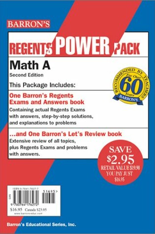 Cover of Math a Regents Power Pack