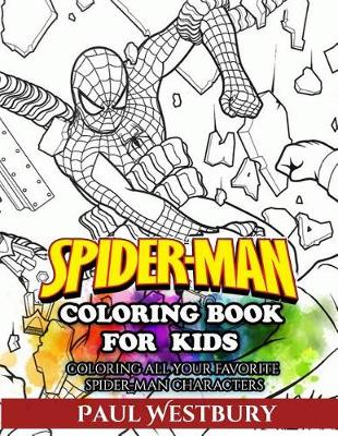 Book cover for Spider-Man Coloring Book for Kids