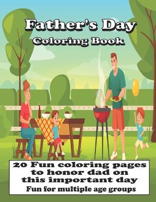 Book cover for Father's Day Coloring Book