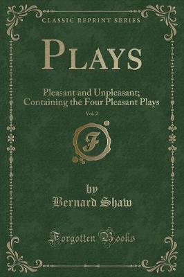 Book cover for Plays, Vol. 2