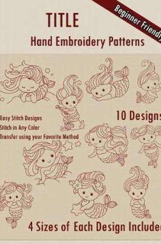 Cover of Cute Mermaids Hand Embroidery Patterns
