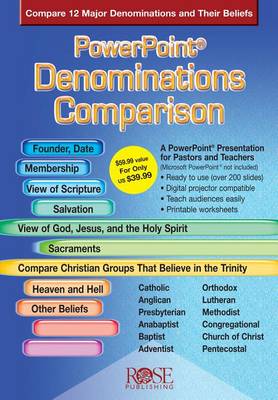 Book cover for Denominations Comparison PowerPoint