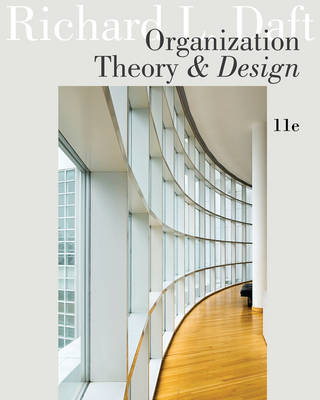 Book cover for Organization Theory and Design