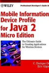 Book cover for Mobile Information Device Profile for Java 2 MicroEdition