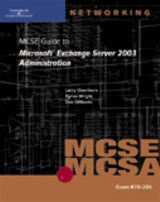Book cover for 70-284 MCSE Guide to Microsoft Exchange Server 2003 Administration