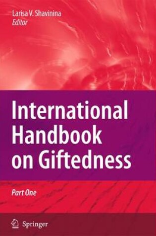 Cover of International Handbook on Giftedness